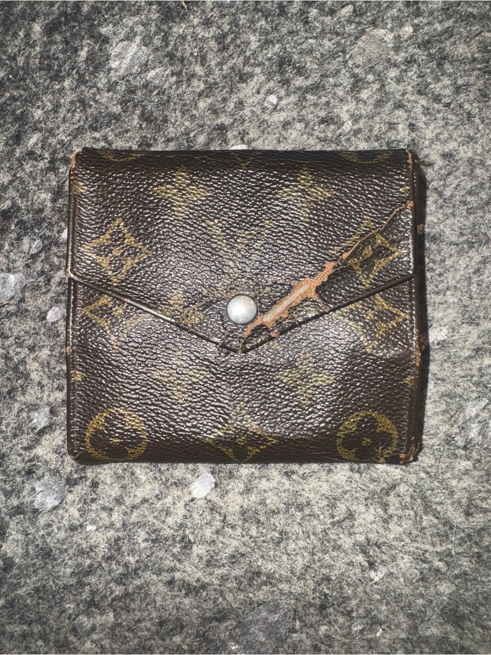 LV Project Piece Monogram Compact Envelope Wallet